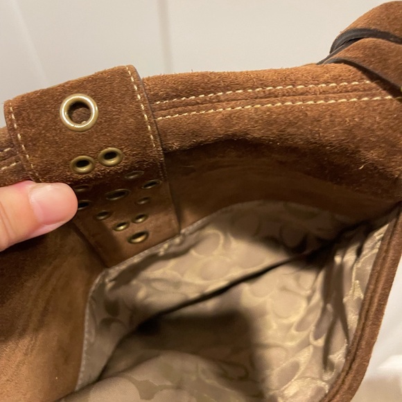 Coach Vintage Suede Crossbody Bag - Picture 5 of 16